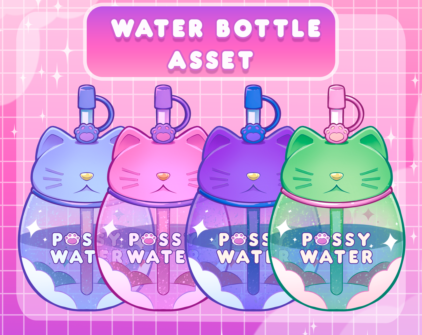 P Water Bottle Asset